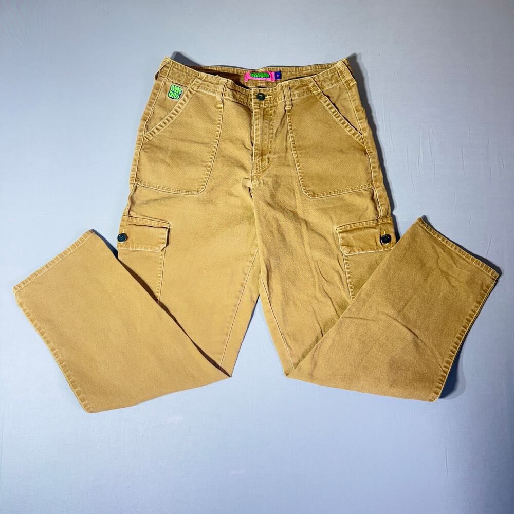 Empyre Marlo Bronze Brown Canvas Cargo‎ Utility Pants Size 9